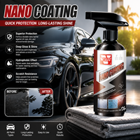 Revêtement céramique graphène pour protection de peinture automobile, nano, haute brillance, hydrophobe, anti-pluie, fabriqué par [Nom du fabricant]