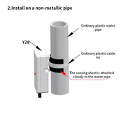 Capteur de niveau de liquide capacitif MOTEE EB-DRY sortie relais RS485 jauge de niveau de liquide externe interrupteur de liquide capteur de niveau d'eau