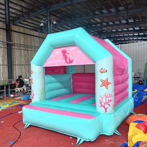 Casa Inflable para Niños, <span class=keywords><strong>Castillo</strong></span> Hinchable con Techo, Temática Oceánica, para Fiestas y Alquiler en <span class=keywords><strong>el</strong></span> Patio Trasero - Product Image 3