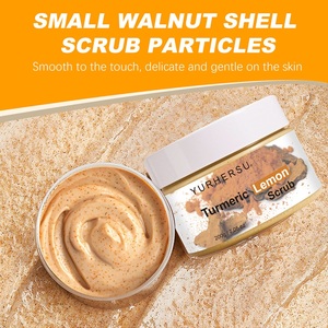 Yurhersu nhãn hiệu riêng sáng tumeric chà nghệ mặt cơ thể chà chanh tẩy tế bào chết dưỡng ẩm chà - Product Image 3