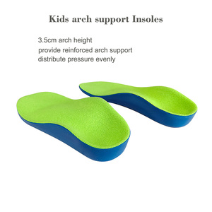 Plantillas ortopédicas para niños, espuma de PU, absorción de impacto, soporte de arco, insertos de zapatos para pies planos, <span class=keywords><strong>fascitis</strong></span> <span class=keywords><strong>Plantar</strong></span>, alivio del dolor de <span class=keywords><strong>talón</strong></span> - Product Image 4