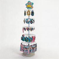 Présentoir de sol mobile pour bijoux, foulards, chaussettes, gants, rouges à lèvres, peint, en kit, direct