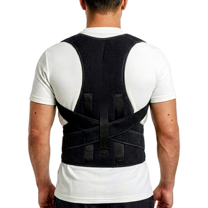 Orthowrap Ceinture de soutien lombaire élastique réglable pour adultes avec fermeture auto-agrippante – Noir - Product Image 1