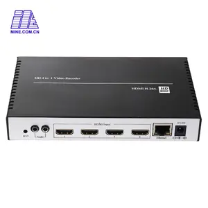 4 Port HDMI Encoder H.264 4K30 1080p60 HDMI Ke SRT RTMP RTSP UDP Streaming