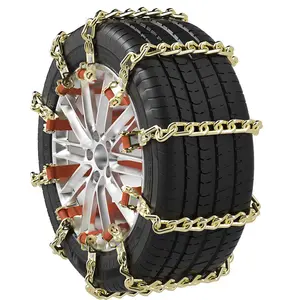 Nuevas cadenas de neumáticos antideslizantes para nieve de emergencia para coche, neumáticos de invierno, ruedas, cadenas de nieve, conducción, SUV, VAN, accesorios para automóviles