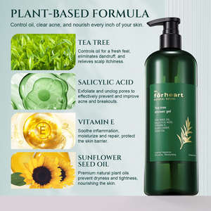Low Moq Oem Private Label Tea Tree Oil Mint Aloe Vera Remedy Liquid <strong>Soap</strong> <strong>Anti</strong> <strong>Fungal</strong> Feminine Wash Organic Shower Gel Body Wash - Product Image 2