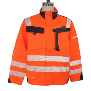 Tùy Chỉnh Hi VIS Làm Việc Mặc Đa Chức Năng Đồng Phục Bán Buôn Thời Trang Mới Chất Lượng Cao An Toàn Áo Khoác