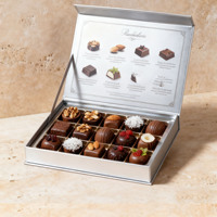 Caja de Embalaje de Cartón para Chocolate de Grado Alimenticio, Impresa y Personalizada de Lujo, Rectangular, para Bombones, Dátiles, Nueces, Dulces y Regalos