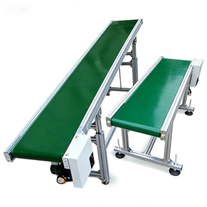 PVC belt portable <strong>conveyor</strong> for injection molding, capable of lifting and moving - Product Image 1