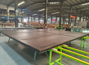 LongTai Grain de bois sectionnel porte de <span class=keywords><strong>garage</strong></span> levage aérien isolé Chine usine professionnelle - Product Image 5