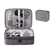 Sac de rangement pour gadget électronique USB numérique portable de grande capacité Organisateur de câble durable