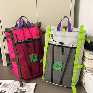 Outdoor <b>Backpack</b> 40L Adjustable Straps Color Blocking Unisex Hiking Travel Bag Lightweight Durable Design - Product Image 5