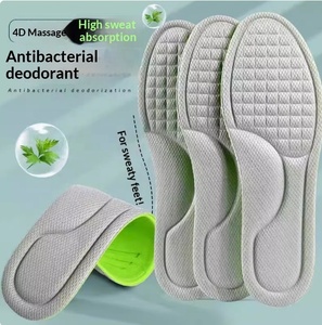 Soletta Sportiva 4D <span class=keywords><strong>in</strong></span> <span class=keywords><strong>Memory</strong></span> <span class=keywords><strong>Foam</strong></span> <span class=keywords><strong>con</strong></span> Massaggio, Nuova, per Uomo e Donna, Assorbe Sudore, Anti-Odore, Traspirante, Morbida, Ammortizzante - Product Image 2