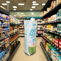 Carton de brique aseptique Offre Spéciale de 1000ml pour la nourriture pour le type de boîte de dossier d'eau de noix de coco de jus de lait