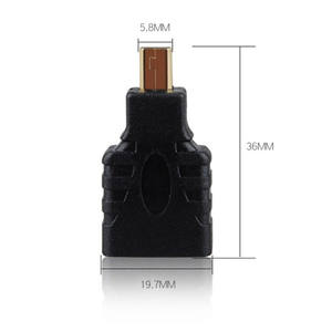 <span class=keywords><strong>Adaptateur</strong></span> de convertisseur plaqué or de haute qualité Micro <span class=keywords><strong>HDMI</strong></span> mâle vers <span class=keywords><strong>HDMI</strong></span> femelle <span class=keywords><strong>Adaptateur</strong></span> Micro <span class=keywords><strong>HDMI</strong></span> pour HDTV Téléphone portable - Product Image 3