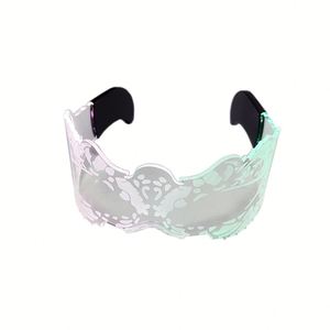 Gafas de aumento LED con colores cambiables iluminados Máscara de fiesta de disfraces de DJ Rendimiento Rave Productos promocionales EL - Product Image 1
