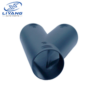 Raccord en Y 90 mm en plastique pour chauffage diesel, connecteur de tuyau d'échappement à 3 voies, pièces pour chauffage de stationnement Webasto RV