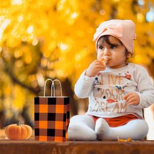 Halloween Gift Kraft <b>Paper</b> Bags with Handle Candy Thanksgiving Wedding Party Gift Bags Printed <b>Pattern</b> Gift Kraft <b>Paper</b> Bag - Product Image 6