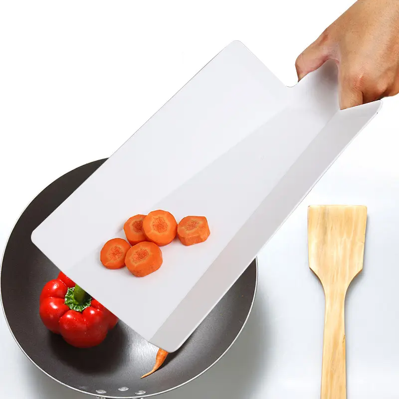 Placa de corte dobrável, de plástico multifuncional portátil cozinha placa de cortar dobrável
