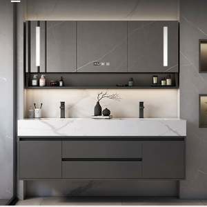 Rectangular Anti-Fog <b>Smart</b> LED Bathroom Wall-Mounted Makeup <b>Mirror</b> Square <b>Smart</b> <b>Mirror</b> Made Durable Melamine for Apartment Use - Product Image 5