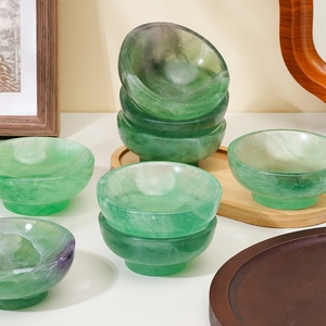 Cuenco de Fluorita Verde Pulida al por Mayor, Cristal de Buena Calidad para Colección, Artesanía y Decoración del Hogar - Product Image 2