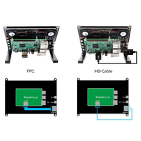 Moniteur tactile de 5 pouces avec écran tactile capacitif 800*480 Interface USB HD-MI pour Raspberry Pi Xbox PS4 PC Mac Window