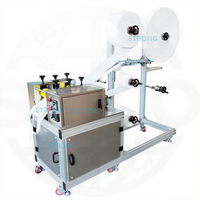 Machine semi-automatique de fabrication de tampons hygiéniques pour femmes, serviettes hygiéniques jetables à double ailette, équipement ultrasonique