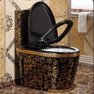 สุขภัณฑ์ห้องน้ำแบบชิ้นเดียวชุบทอง - Product Image 5