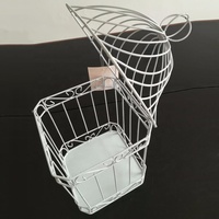 Support de cartes d'invitation personnalisable en acier blanc au design moderne, 8 pièces, 0,614 kg, accessoire décoratif pour mariage et événements