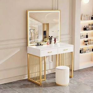 Modern Carbon Steel Multi-Functional Studio Dressing <b>Table</b> Light Professional <b>Makeup</b> Wedding Dress Shop School <b>Makeup</b> Artist - Product Image 4