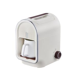 เครื่องชงกาแฟขนาดเล็ก Breville แบบกึ่งอัตโนมัติ พร้อมเครื่องบดในตัว ความจุ 0.5 ลิตร สีขาวนมมะพร้าว ใช้งานง่าย แบบไฟฟ้า - Product Image 1