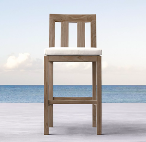 Outdoor Swimming Poolside Furniture 3pcs Teak Wood <strong>bar</strong> <strong>Table</strong> <strong>and</strong> <strong>Stools</strong> - Product Image 2