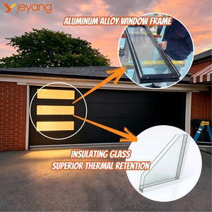 <span class=keywords><strong>Porte</strong></span> de <span class=keywords><strong>garage</strong></span> enroulable en aluminium et verre, insonorisée et étanche, personnalisable, best-seller JY - Product Image 5