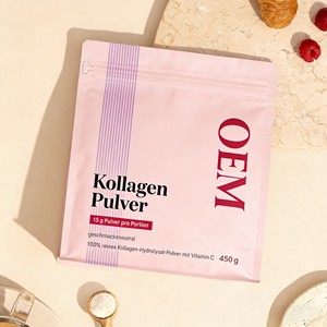 Péptidos de Colágeno Bovino Hidrolizado OEM 450g 99.8% Puro con Vitamina C en Polvo sin Sabor para Piel, Cabello y Articulaciones 30 Porciones - Product Image 2