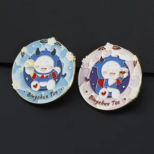Wholesale Fashion Souvenir Soft Enamel Pin Metal Enamel Pin Cute Cartoon Badge Lapel Pin