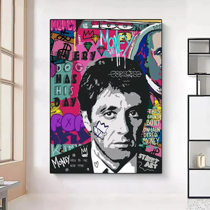 Décor à la maison Graffiti rue Pop <span class=keywords><strong>Art</strong></span> Portraits de personnes célèbres affiche abstraite toile peinture à l'huile mur <span class=keywords><strong>Art</strong></span> photos œuvre - Product Image 3