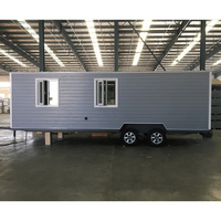 Petites Cabines Prêtes à Expédier, Luxe, Maison Mobile Préfabriquée en Bois sur Roues à Vendre