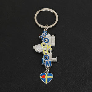 Porte-clés de Construction en métal suédois Spot personnalisé créatif et <span class=keywords><strong>roman</strong></span> Souvenirs touristiques accessoires en alliage personnalisation - Product Image 4