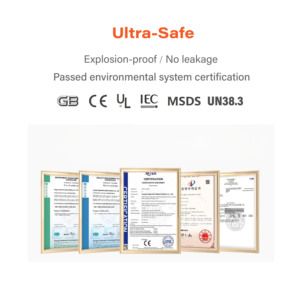 แบตเตอรี่ลิเธียม SUPCELION EU Stock 51.2V 150AH แบบกึ่งโซลิดสเตท LiFePO4 พร้อมบลูทูธ 5.0 ป้องกันน้ำและฝุ่นระดับ IP62 ใช้งานได้ 4000 รอบ 10 ปี - Product Image 6