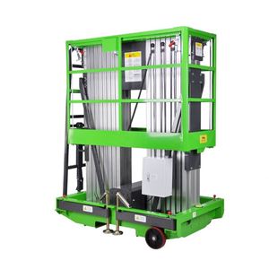 Venta de fábrica 10m 12m 14m 16m Aluminio Móvil Escalera hidráulica Elevador Mástil eléctrico Plataforma de elevación aérea Precio - Product Image 1