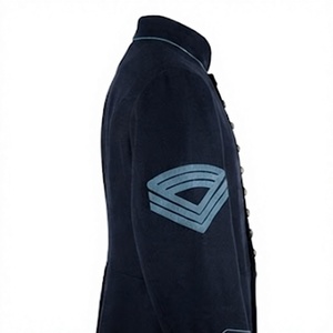 <b>Long</b> Sleeve Uniform Overcoat Single Breasted Stand Collar Historical Reenactment Formal Wear <b>Coat</b> - Product Image 4