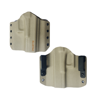 Hoge Kwaliteit Bluetac <span class=keywords><strong>Kydex</strong></span> Owb Recht Zand Kleur Pistool Holster Fit Populaire Modellen - Product Image 4