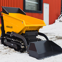 Site Dumper 1000 KG Mini Dumper EPA Moteur LGCM DT10 pour l'aménagement paysager et l'entretien de la pelouse Transmission hydrostatique