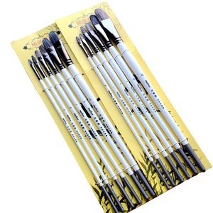 Direkt vom Hersteller: Mathis Wolf-Haar Gouache-, Öl- und Aquarellpinsel mit Holzgriff - Product Image 3