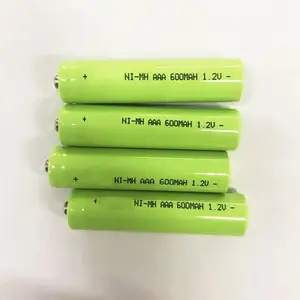 Batterie colorée CE Aaa nimh 400mah - 1100mah Batterie domestique 1.2v Ni-mh Batteries rechargeables