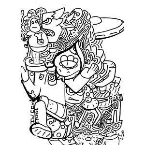 Stampa artistica UFO Reptilian Blame - Product Image 1