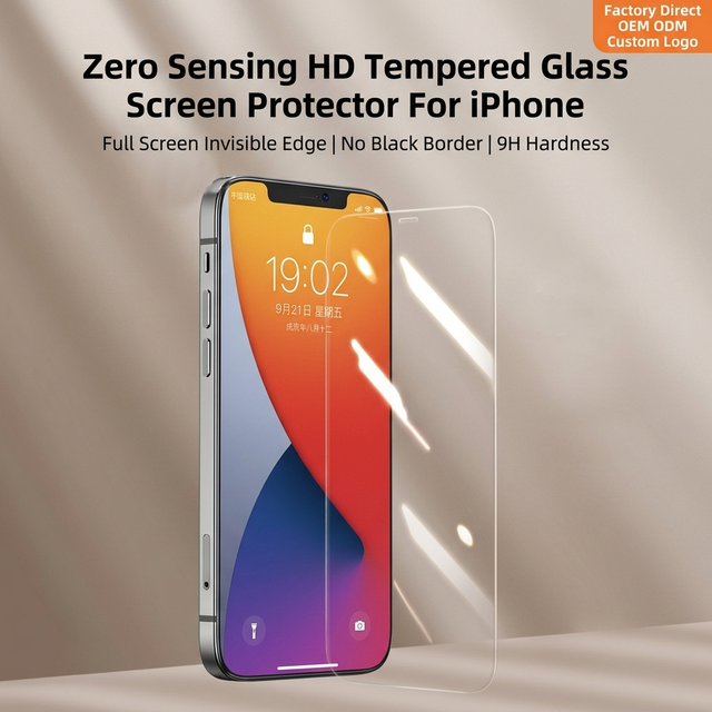 For iPhone 18 Phone Screen Protector Wholesale HD 9H Tempered Glass Screen Protector for iPhone 18 17 16 15Pro Max