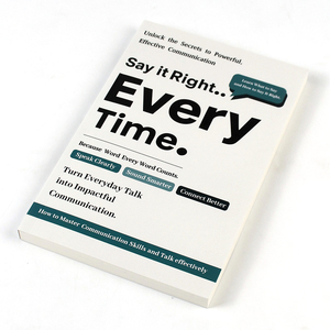 Livre sur les compétences <span class=keywords><strong>de</strong></span> communication, la confiance sociale et la conduite <span class=keywords><strong>de</strong></span> conversations efficaces, impression offset sur papier d'art, reliure parfaite, <span class=keywords><strong>couverture</strong></span> souple - Product Image 1
