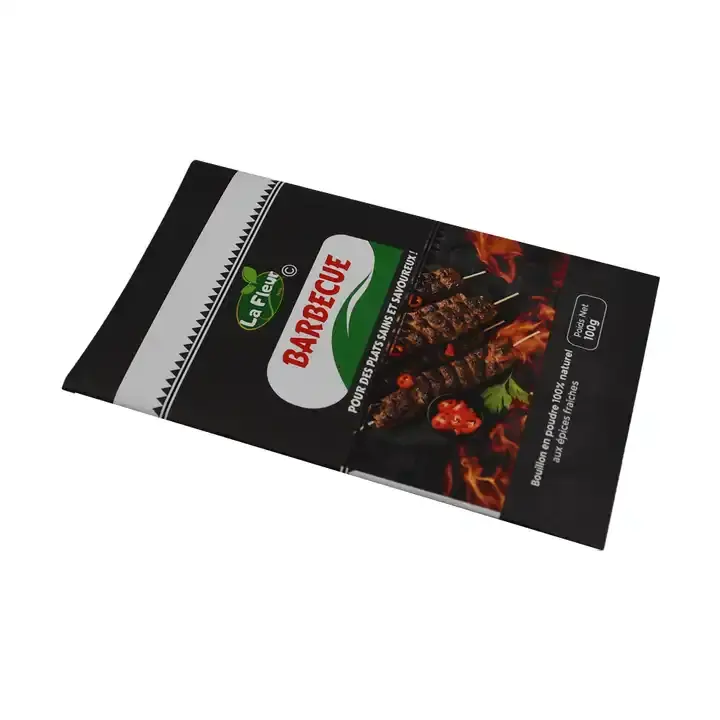 Digital Printing OEM Food Spice Seasonings Dried Food Powder Heat Seal Packaging Pouch Bag