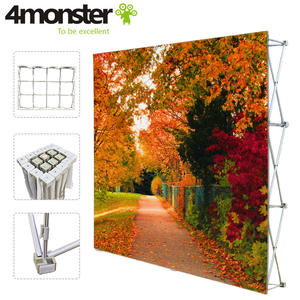 شبكة خلفية قابلة للسحب للفعاليات والمؤتمرات - دعامة محمولة قابلة للطي مخصصة مع نموذج خلفية FM-P01 صنع في الصين - Product Image 5